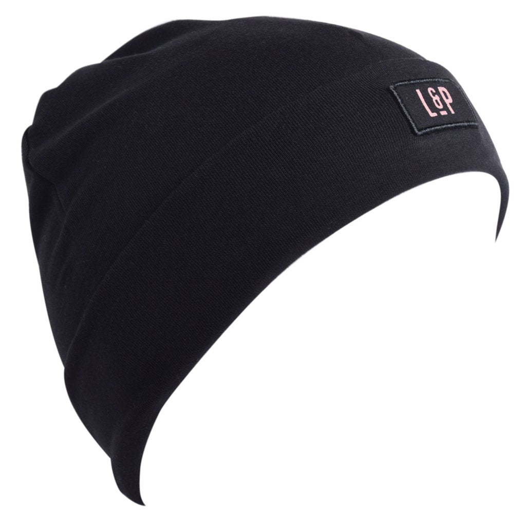 LP Apparel- tuque Boston en coton noir