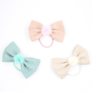 Lox lion - EASTER BOW TRIO - TRIO DE BOUCLES À POMPON