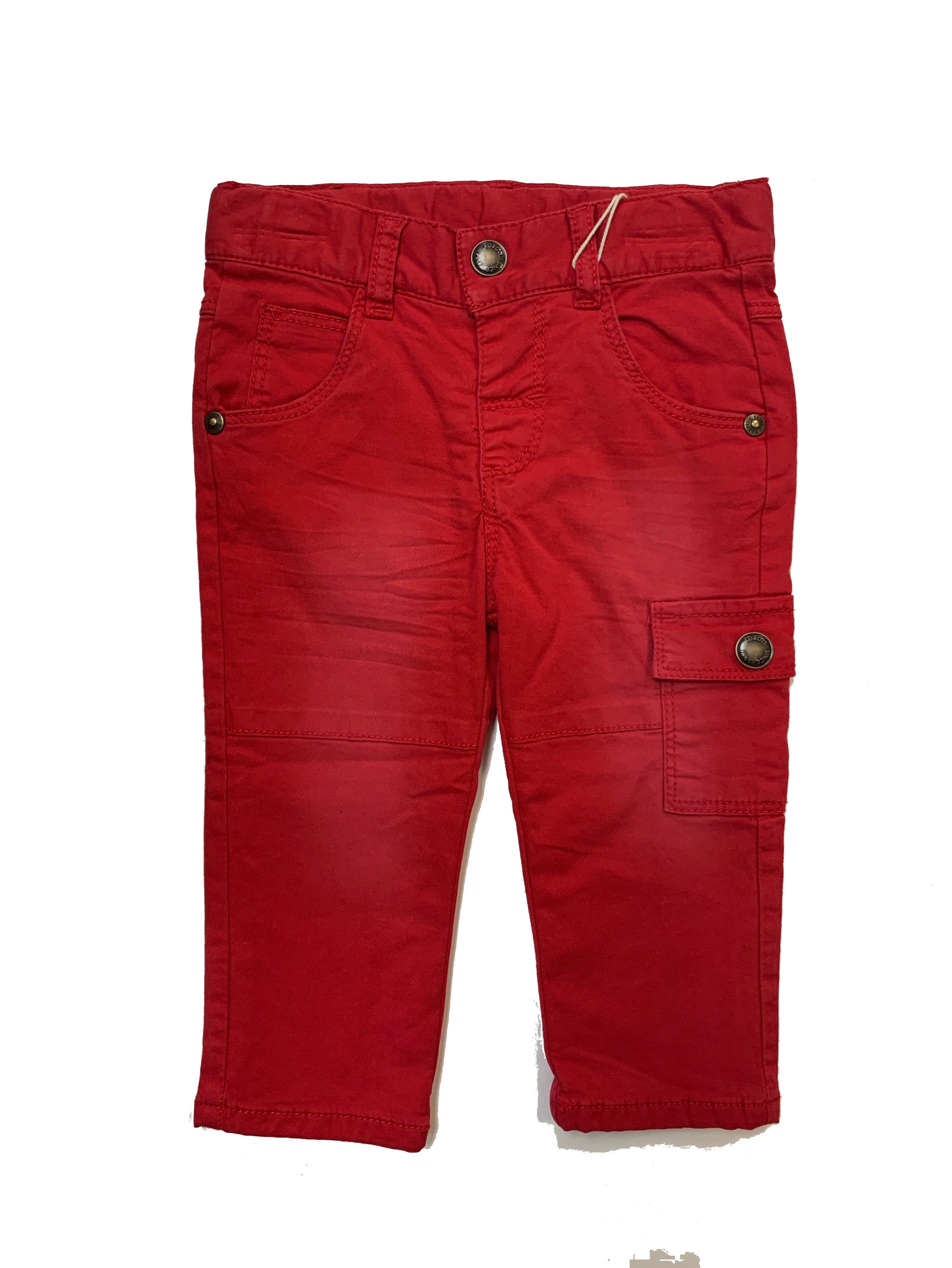 Boboli - pantalon rouge doublé - 9 mois