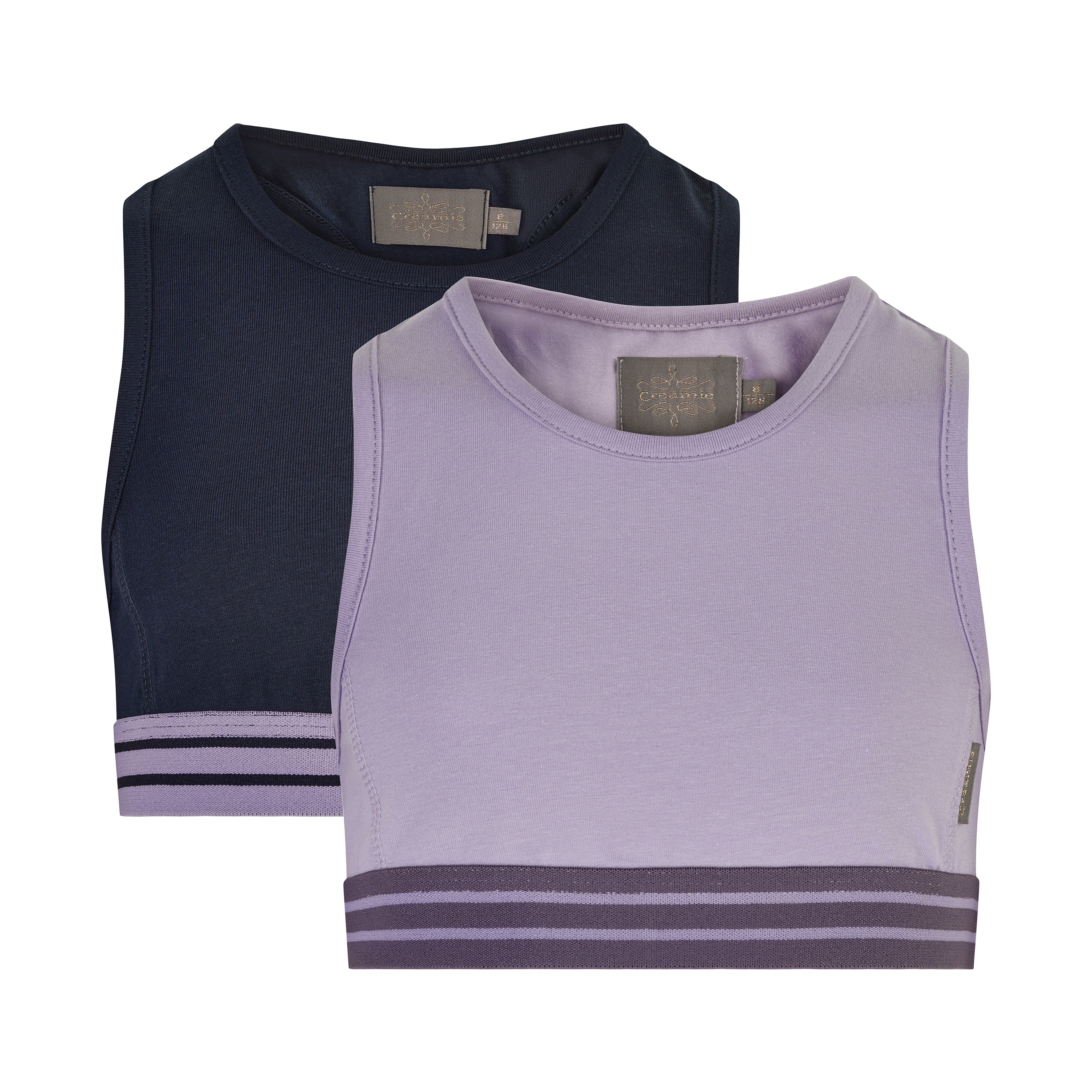 Creamie - Top paquet de 2 - mauve et noir