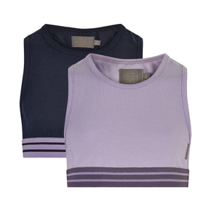 Creamie - Top paquet de 2 - mauve et noir, 10 ans