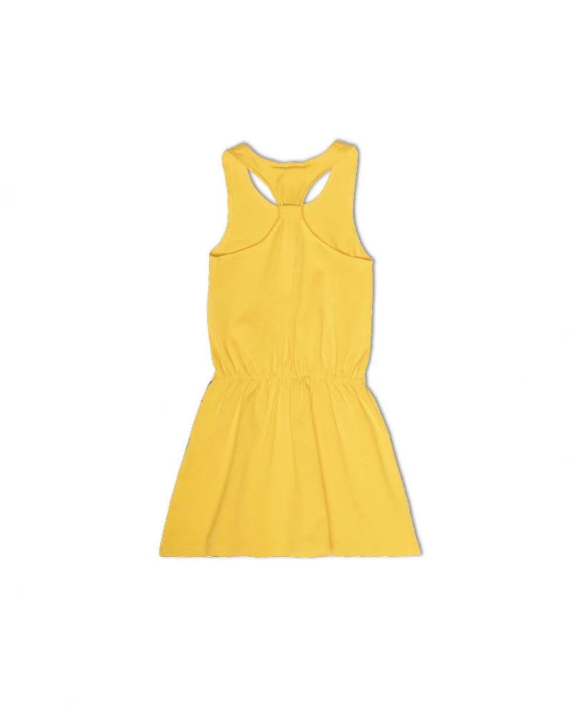 Tuc Tuc - Robe en maille jaune pour fille Tropic Feelings