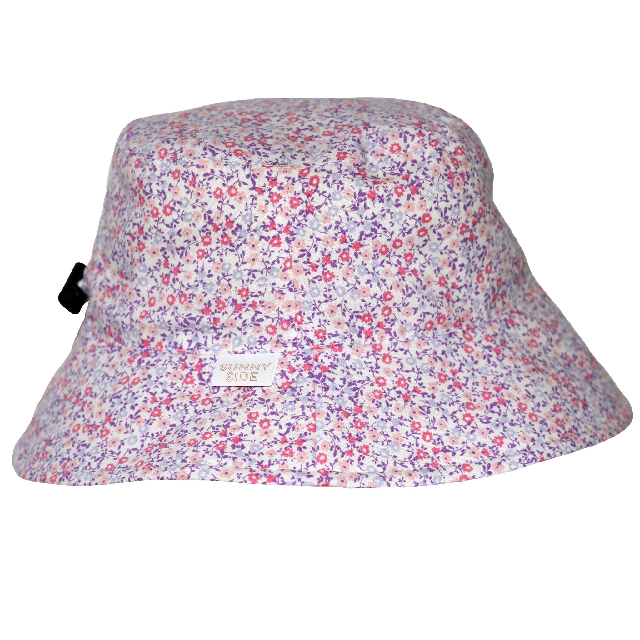 Sunny side - Chapeau Bucket - Fleurs lilas
