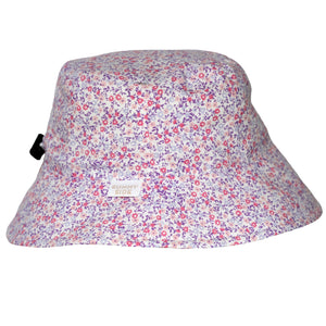Sunny side - Chapeau Bucket - Fleurs lilas