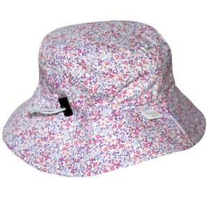 Sunny side - Chapeau Bucket - Fleurs lilas