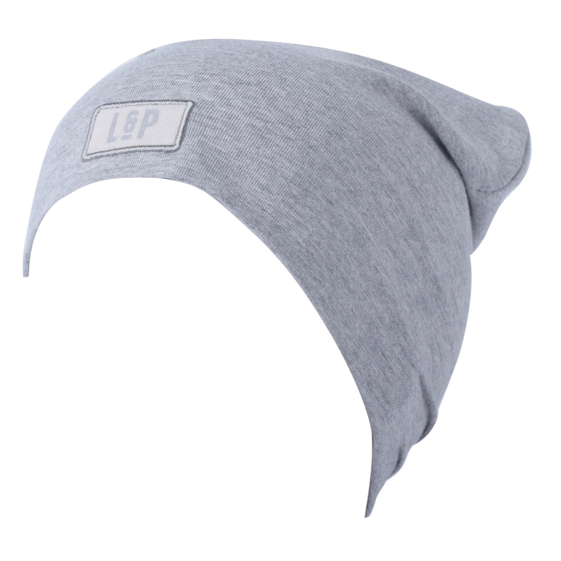 L&P Apparel - Tuque beanie en coton, gris