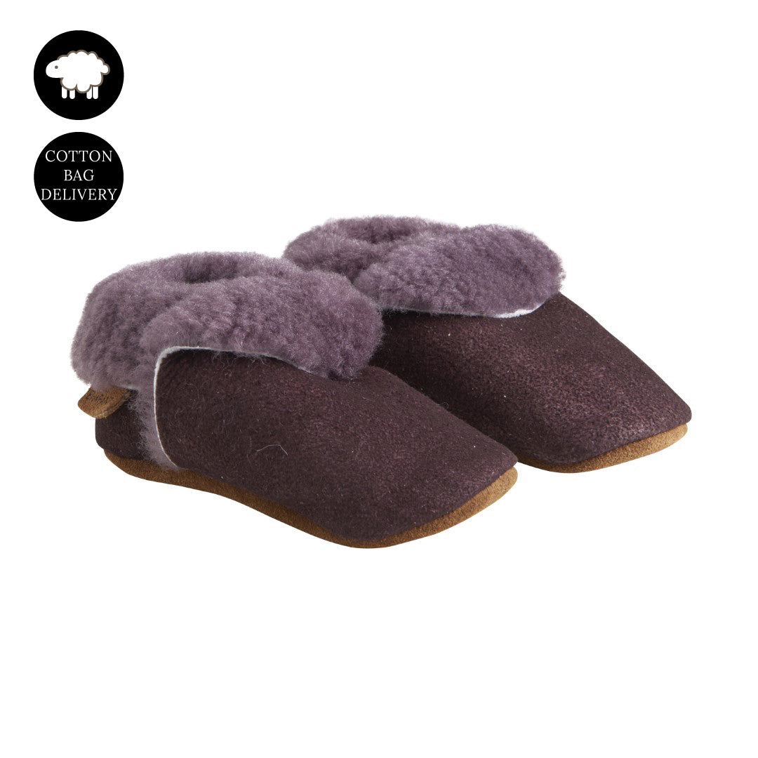 EN-FANT - Pantoufle en laine teddy, Flint