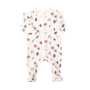 Coccoli - Pyjama à zip, noël multiples, 9 mois