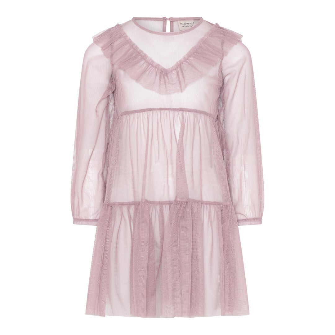 Minymo - Robe à manches longues - Rose bébé