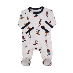 Coccoli - Pyjama à zip, skieurs 12 mois
