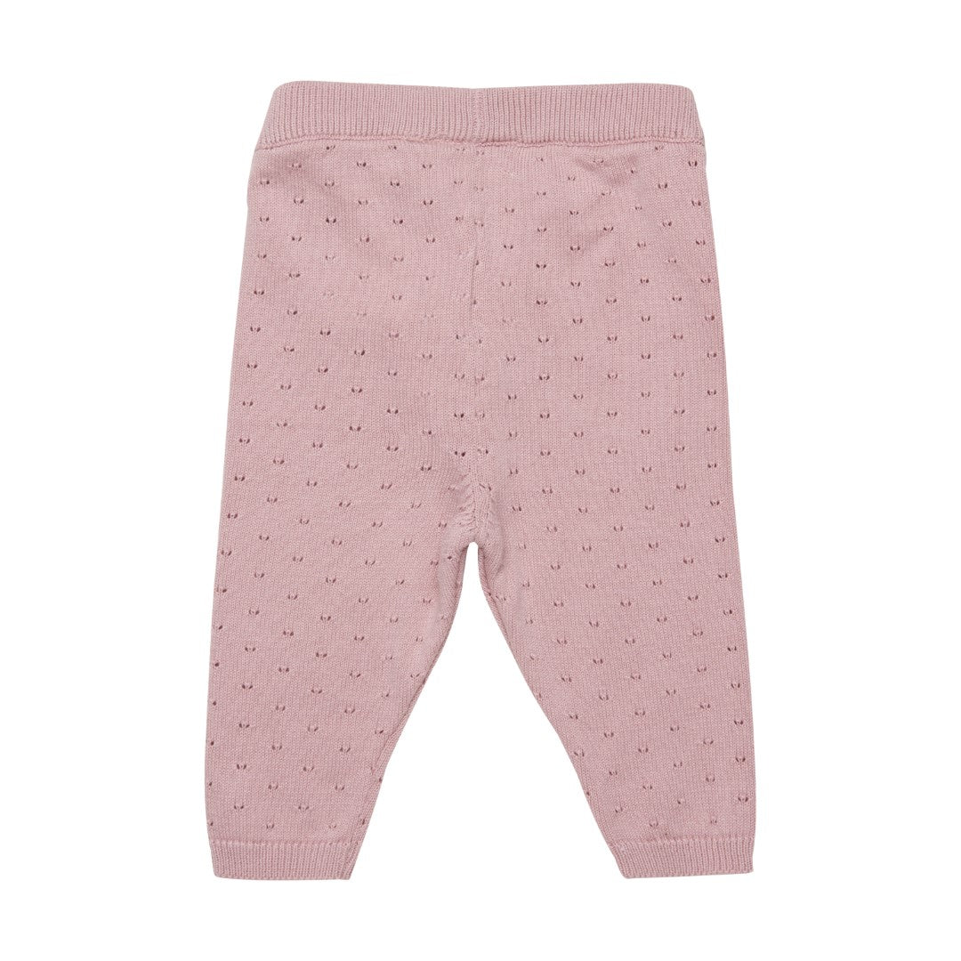 Fixoni - Pantalon en tricot rose