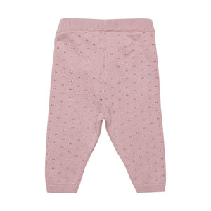 Fixoni - Pantalon en tricot rose
