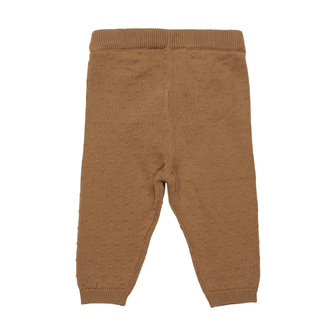 Fixoni - Pantalon en tricot - Brun